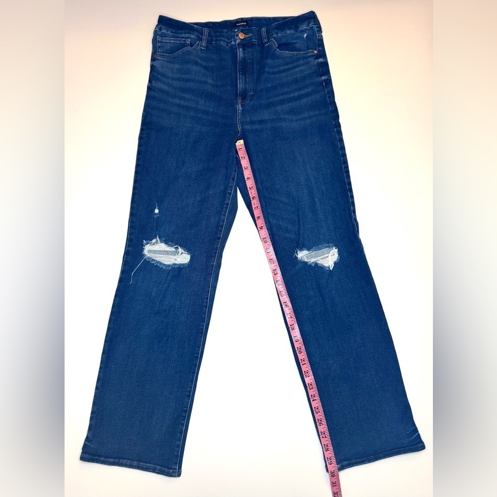 Express Women’s Modern Straight Super High Rise Ultra Hyper Stretch Size- L reg - Picture 3 of 10